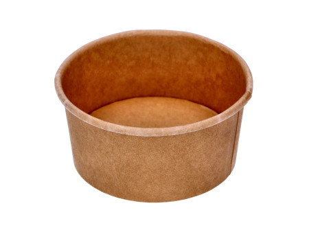 PAPSTAR Gobelet à soupe 'pure', rond, 180 ml, brun