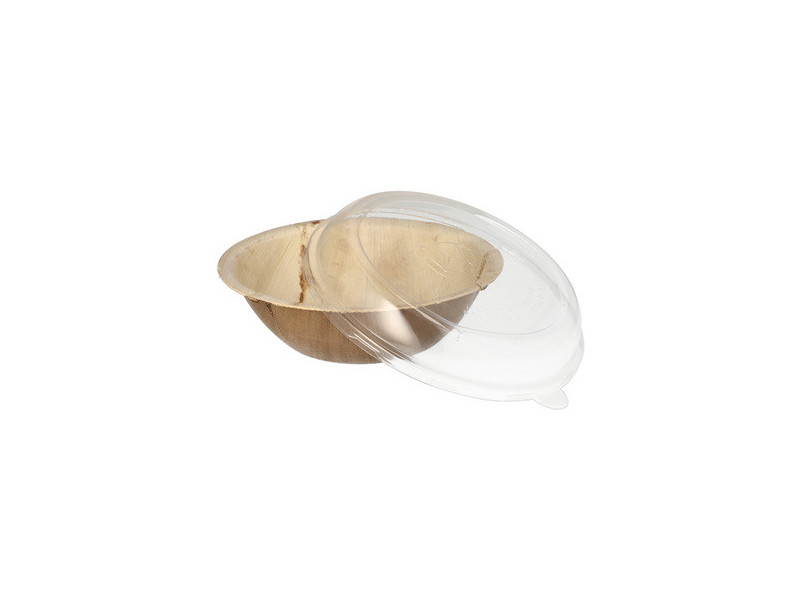 STARPAK Bol en feuille de palmier avec couvercle, 800 ml