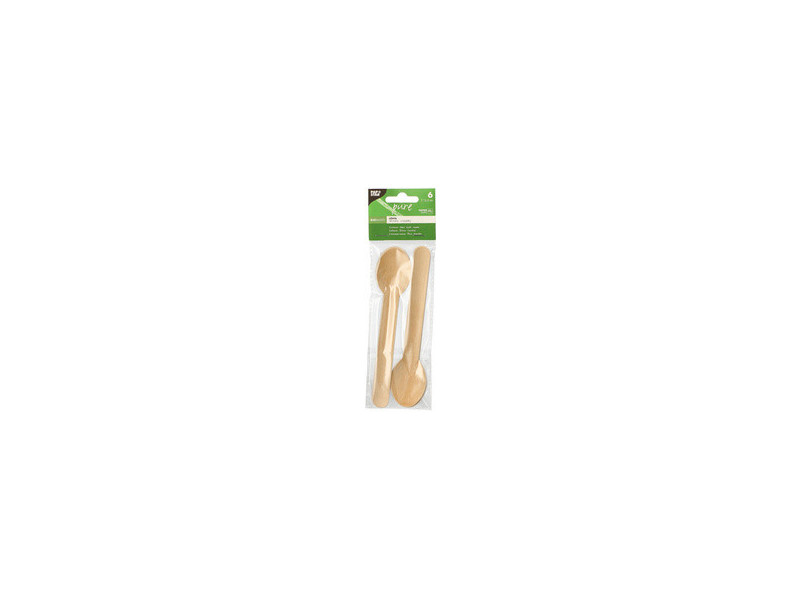 PAPSTAR Cuillère en papier 'Pure', naturel