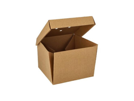 PAPSTAR Boîte à burger 'pure' pliable