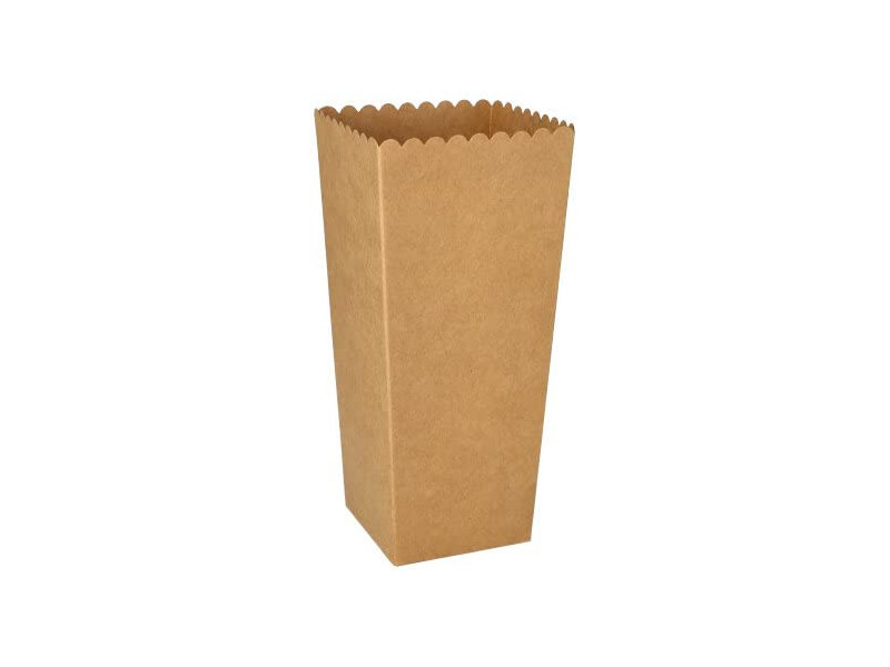 PAPSTAR Boîte à pop-corn en carton 'pure' carré, 1.300 ml