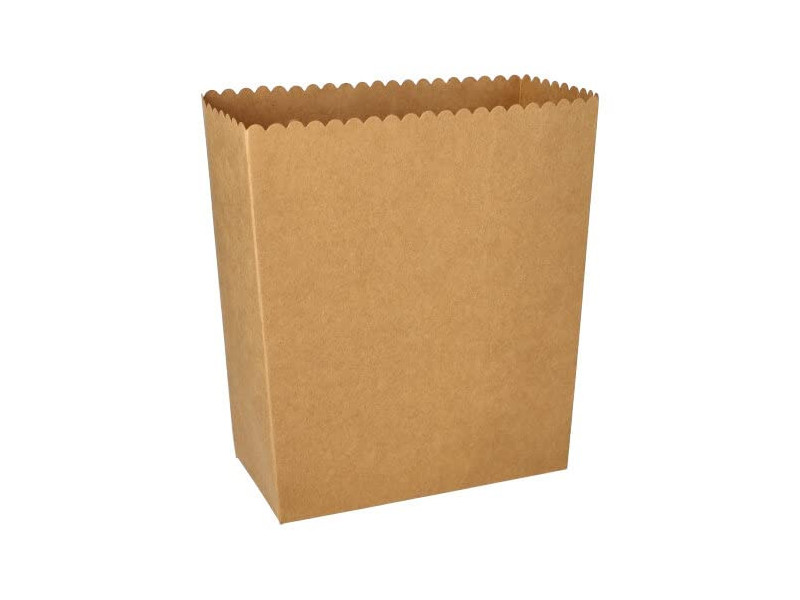 PAPSTAR Boîte à pop-corn en carton 'pure' carré, 2.400 ml