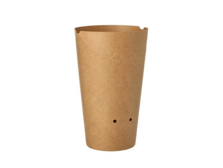 PAPSTAR Etui pour frites, brun, petit
