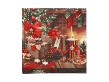 PAPSTAR Serviette à motif de Noël 'Cozy Christmas'