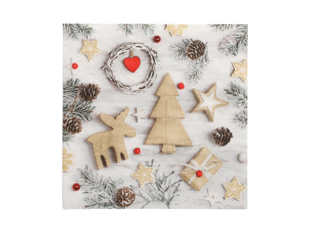PAPSTAR Serviette à motif de Noël 'Winter Potpourri'