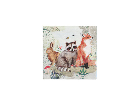 PAPSTAR Serviette à motif 'Lama Party', 330 x 330 mm