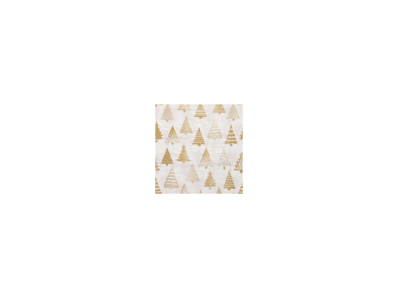 PAPSTAR Serviette à motif de Noël 'Pine Forest', argent