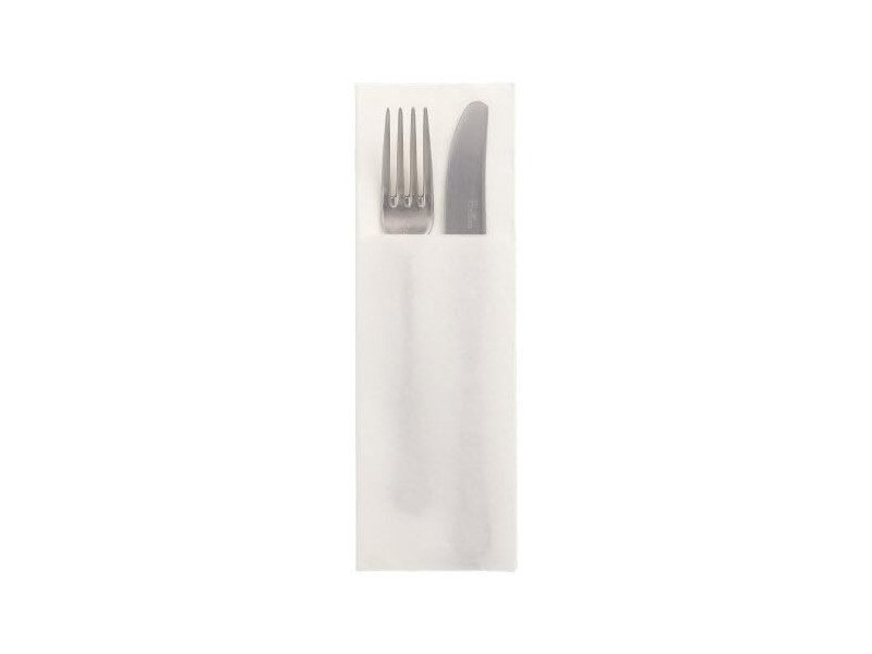 STARPAK Serviette pochette 'DAILY Collection', blanc