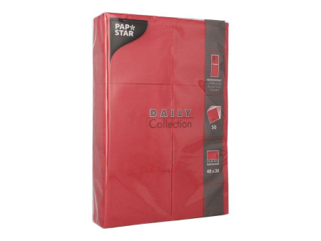 STARPAK Serviette pochette 'DAILY Collection', bordeaux