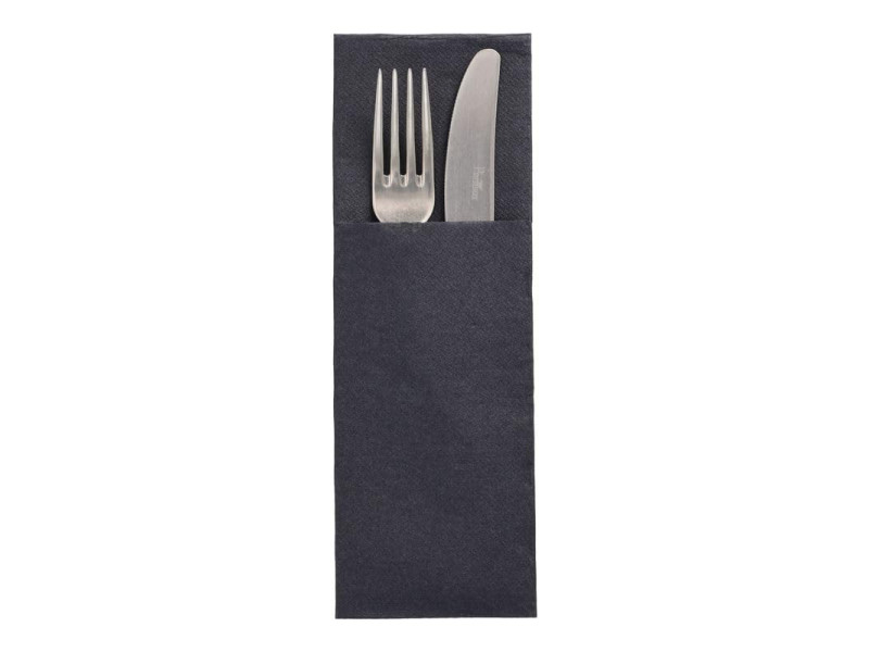 STARPAK Serviette pochette 'DAILY Collection', noir
