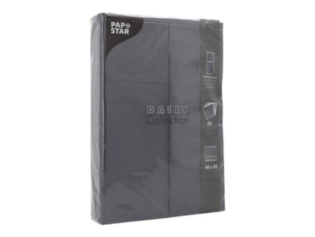 STARPAK Serviette pochette 'DAILY Collection', noir