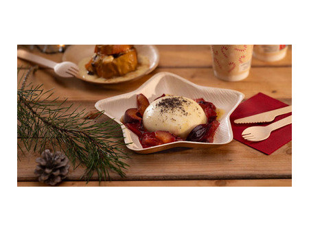 PAPSTAR Assiette feuille de palmier 'pure' Star