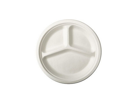 PAPSTAR Assiette an canne à sucre 'pure', rond, 260 mm