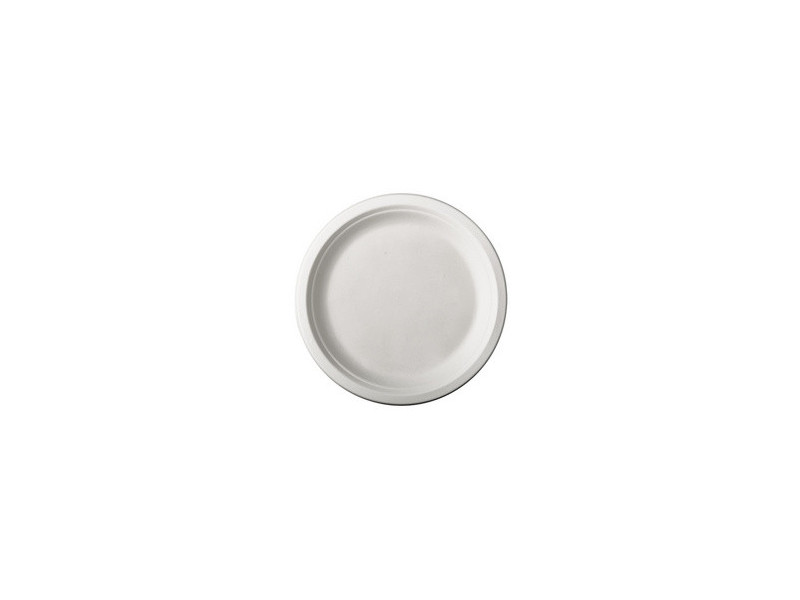 PAPSTAR Assiette en canne à sucre 'pure', rond, 230 mm