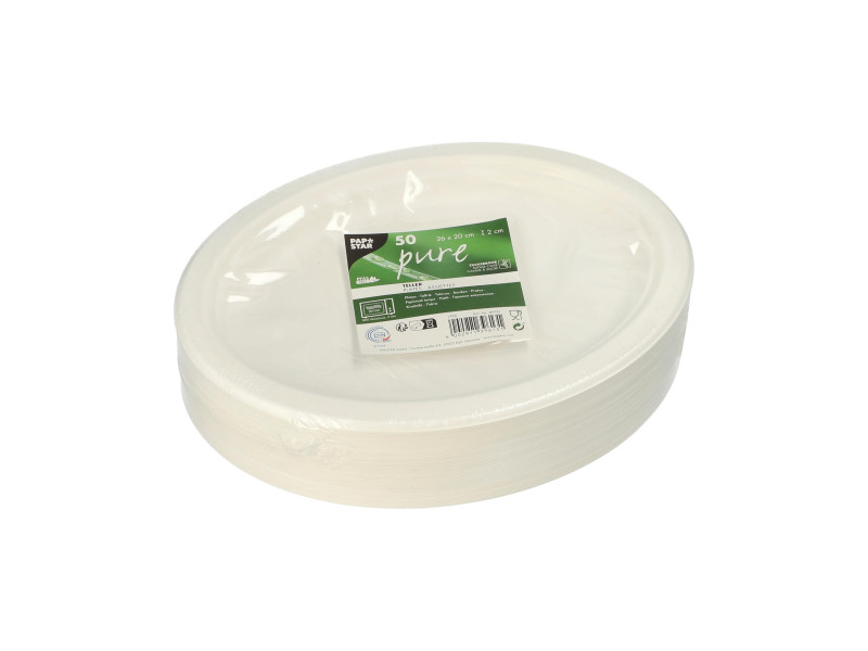 PAPSTAR Coupelle en canne à sucre 'pure', 380 ml, blanc