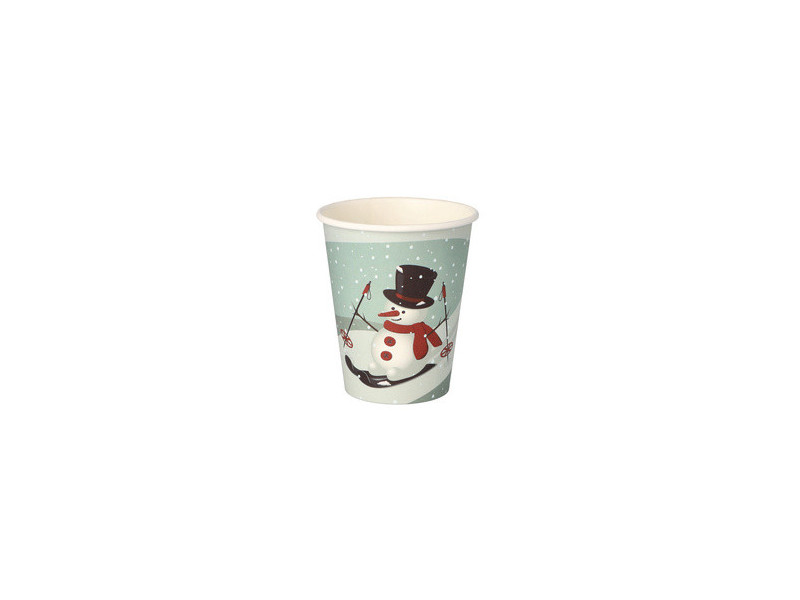 STARPAK Gobelet en carton 'Snowman', 0,2 l