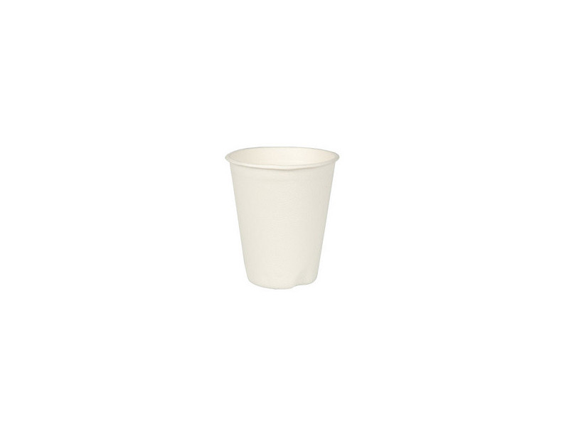 PAPSTAR Gobelet en canne à sucre 'pure', 0,2 l, blanc