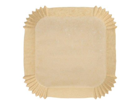 PAPSTAR Papier sulfurisé prédécoupé, 160x160x45 mm, marron