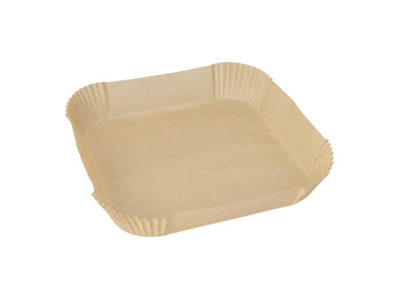 PAPSTAR Papier sulfurisé prédécoupé, 230x230x45 mm, marron