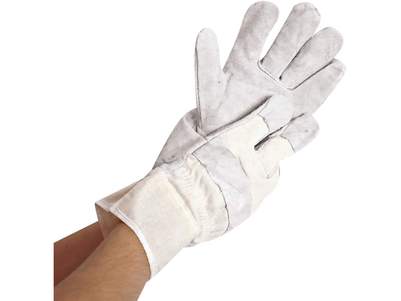 HYGOSTAR Gants de travail 'WORK', XXL, cuir croûte