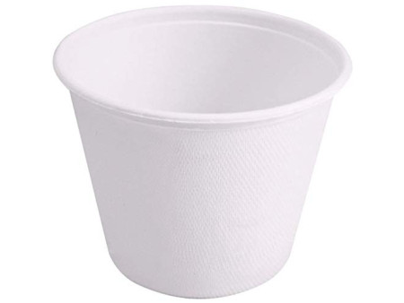 NATURE Star Gobelet en canne à sucre, rond, 425 ml, blanc