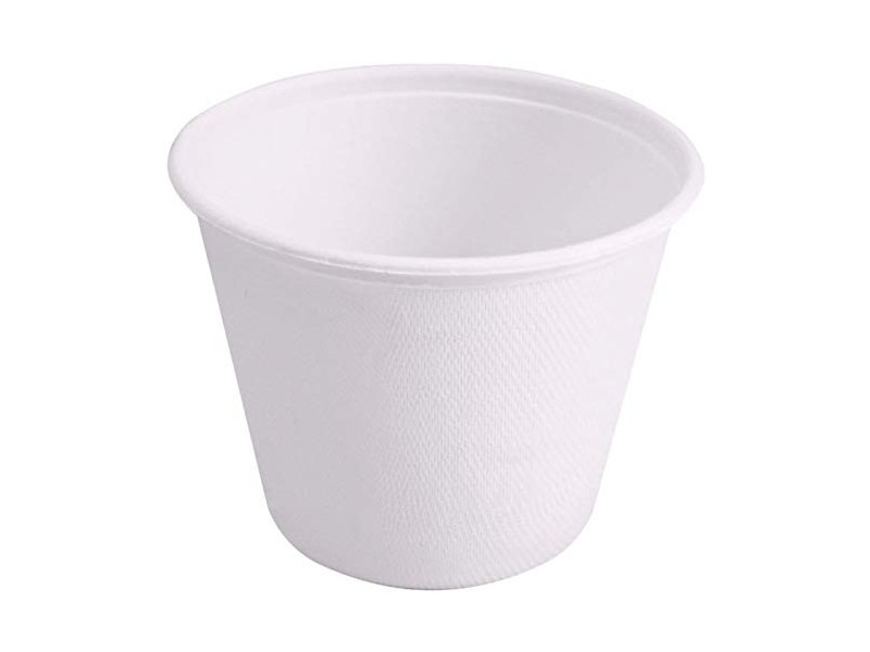 NATURE Star Gobelet en canne à sucre, rond, 425 ml, blanc