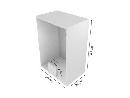 HYGOSTAR Distributeur acier inox, fenêtre plexi, argent