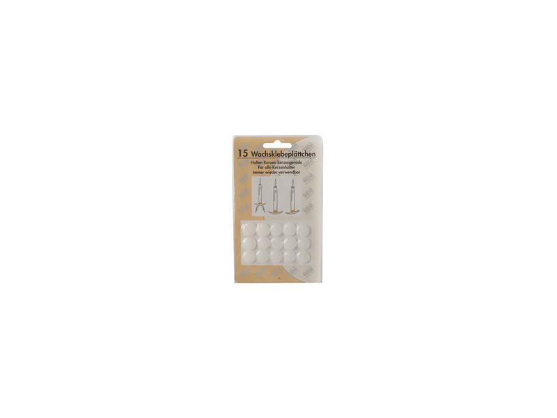 Gala Plaquettes de cire, blanc, diamètre: 15 mm