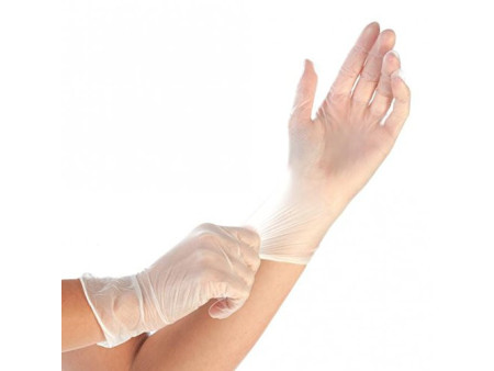 HYGONORM Gant vinyle IDEAL FIT, L, transparent