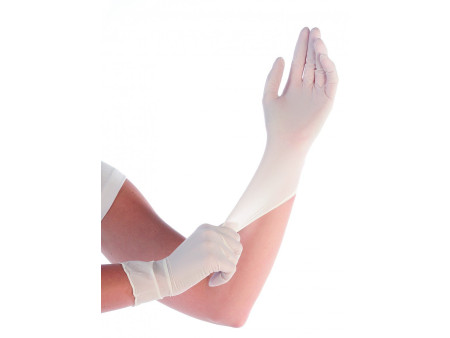 HYGOSTAR Gant synthétique Elastic, L, sans poudre, blanc