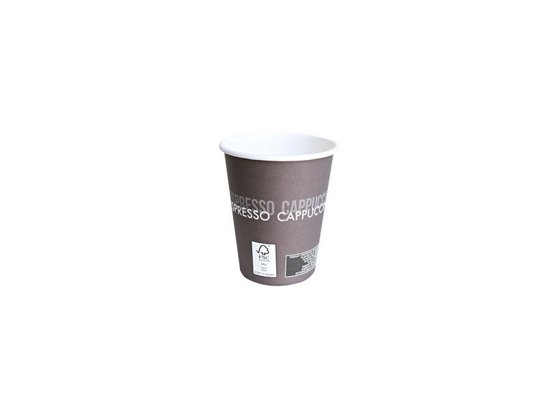 HYGOSTAR Gobelet à café en papier rigide To Go, 200 ml, brun