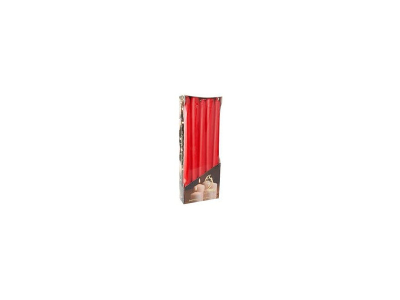 FLAVOUR by Gala Bougies de chandelier, 20 mm, par 10, rouge