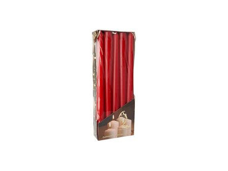 FLAVOUR by Gala Bougies de chandelier, 20 mm, par 10, rouge