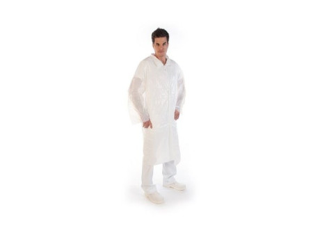 HYGOSTAR Blouse visiteur Light avec poutons pression, blanc