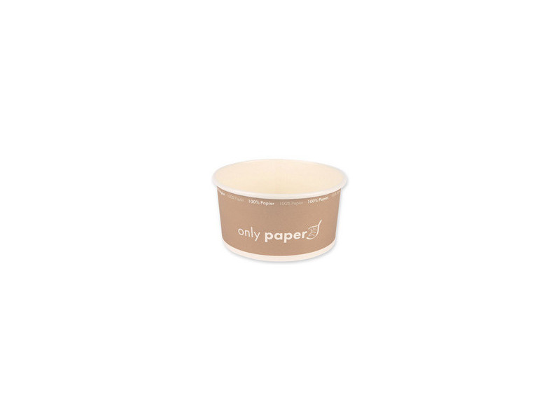 NATURE Star Bol à salade Only Paper, rond, 1,3 litre, marron