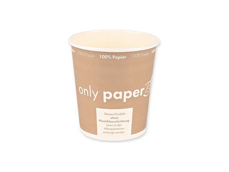 NATURE Star Gobelet à soupe Only Paper, rond, 450 ml, marron