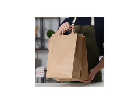 NATURE Star Sac en papier Strong, 320 x 170 x 250 mm, brun
