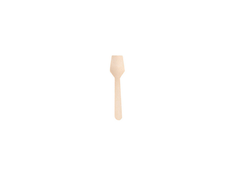 NATURE Star Cuiller à glace en bois, 96 mm, naturel