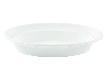 NATURE Star Plat en canne à sucre, ovale, 680 ml, blanc