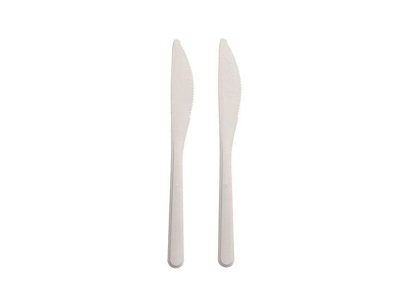 PAPSTAR Couteau réutilisable, longueur: 185 mm, blanc