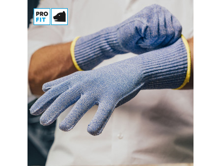 PAPSTAR Gant de protection anti-coupures, taille XL, bleu