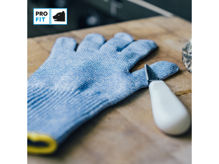 PAPSTAR Gant de protection anti-coupures, taille XL, bleu