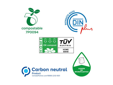 bioMAT Sac compostable, 20 litres, vert