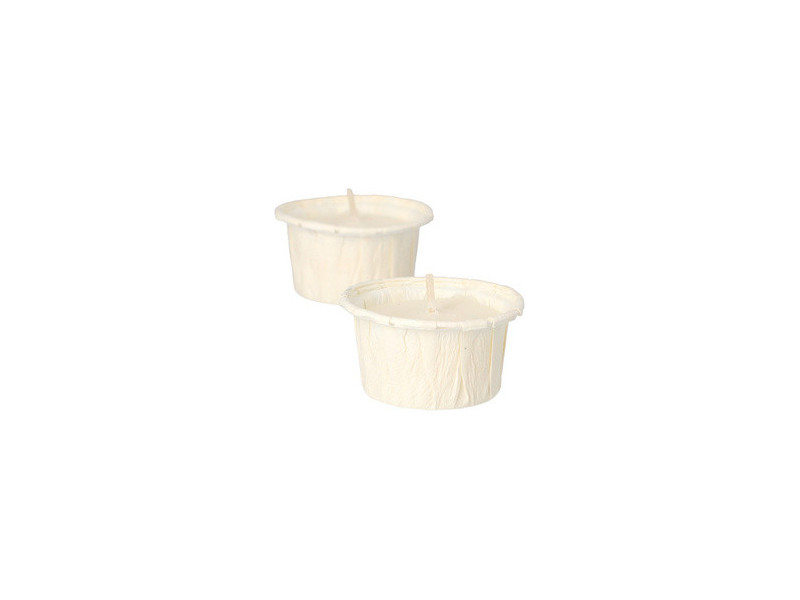 STARPAK Bougie chauffe-plat, diamètre: 42 mm, blanc