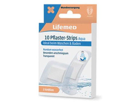 Lifemed Pansements 'Aqua', boîte de 20, transparent