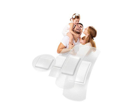 Lifemed Pansements 'Allround', pack de 20, mi-transparent