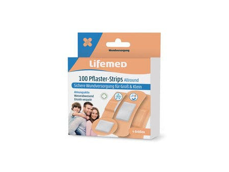 Lifemed Pansements 'Allround', pack de 50, couleur chair