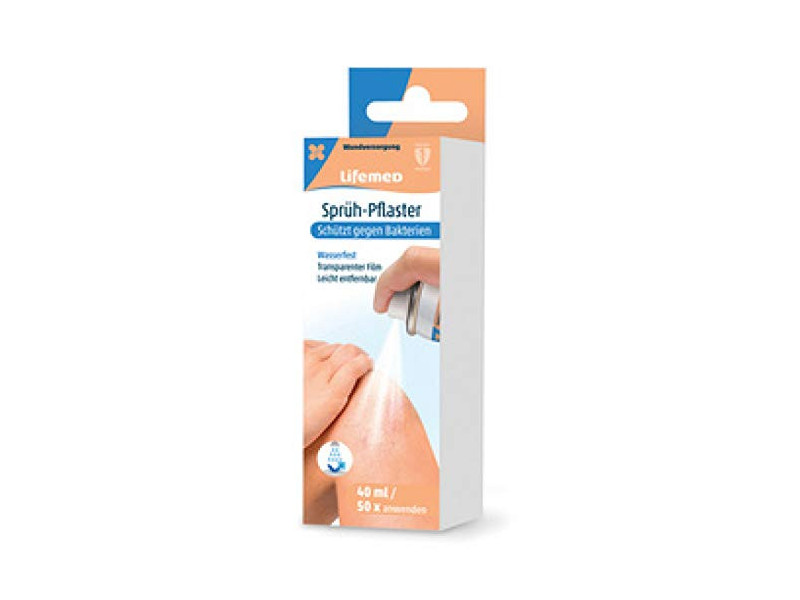Lifemed Pansement à vaporiser, 40 ml bombe aérosol
