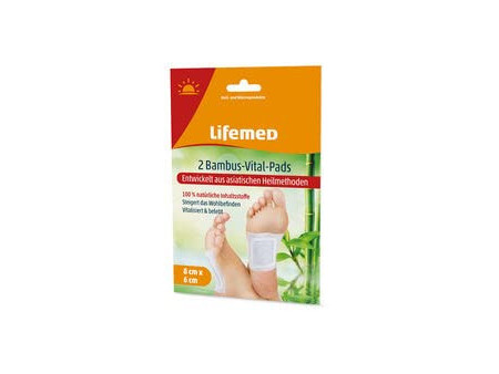 Lifemed Compresses vitales Bambou, 80 x 60 mm, blanc