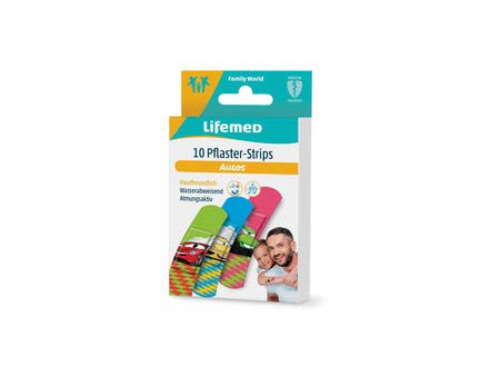 Lifemed Pansement pour enfants 'Voitures', paquet de 10